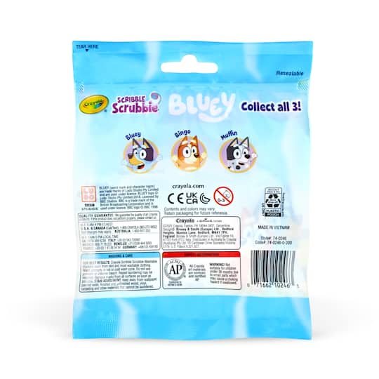 Assorted Crayola® Bluey Scribble Scrubbie®, 1pc.